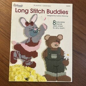 THE Needlecraft Shop PLASTIC CANVAS #844502 LONG STITCH BUDDIES
